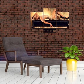 Tablou - Femeia și pian (90x60 cm)