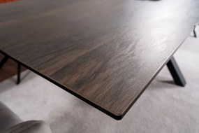 Masa extensibila Columbus Ceramic maro LEGNO/negru L160-240 cm