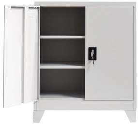 Dulap metalic Armon gri deschis 90x45x100 cm