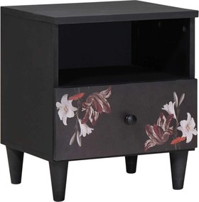 vidaXL Noptieră cu sertar Maro 40 x 33 x 46 cm Lemn de mango solid