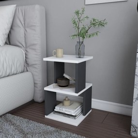 Noptieră Carter White Anthracite