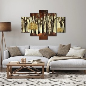 Tablou - Pădure decorativă (150x105 cm)