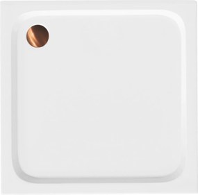 Cada pentru dus din acril Rea Belmond White 90x90