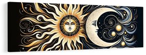 Tablou simbol solar și lunar