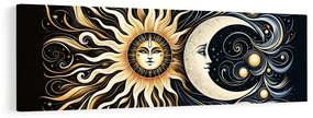 Tablou simbol solar și lunar