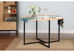 Masa Bucatarie si Dining ALTO Stejar/Negru Fi120 cm