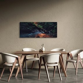 Tablou cu râu montan (120x50 cm)