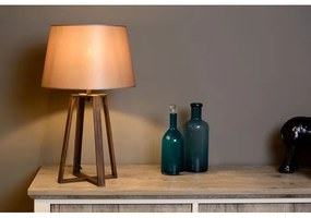 Lucide 31598/81/97 - Lampa de masa COFFEE 1xE27/60W/230V maro