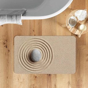 Covoraș de baie maro deschis 50x120 cm Serena – douceur d'intérieur