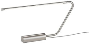 Veioză argintie LED (înălțime 33 cm) Olea – Trio Select