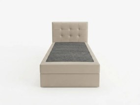 Pat tapiTat boxspring DIRELIS TRINITY 90x200 cm bej Saltea: Saltea cu arcuri Bonell