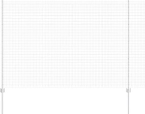 vidaXL Gard cu Stâlp Argintiu 1,6 x 10 m Oțel