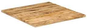 Blat de masa, 25-27 mm, 80x80 cm, lemn masiv de mango