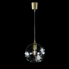 Lustra LUX decorativ fulgi de zapada din cristal SNOWFLAKE 02B
