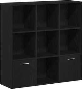 vidaXL Bibliotecă, stejar negru, 98x29x97,5 cm, lemn prelucrat