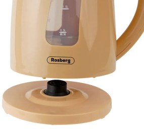 Cana electrica Oliver Voltz OV51230B, 2200W, 1.7 L, Indicator luminos, Fara fir, Crem