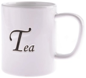 Cană ceramică Tea, 380 ml, alb