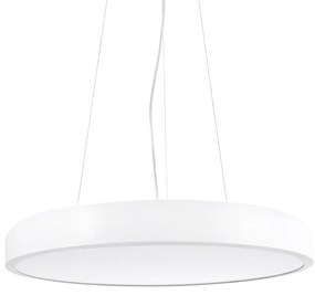 Lustra LED suspendata design circular COCOTTE D-43cm alb