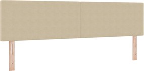 vidaXL Tăblie LED cu benzi LED Gri Verde 180 cm Țesătură din corduroy