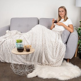 Pătură din imitație de blăniță 4Home Scales, 150 x 200 cm