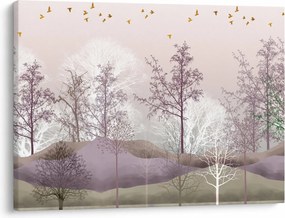 Tablou cu pădure (70x50 cm)