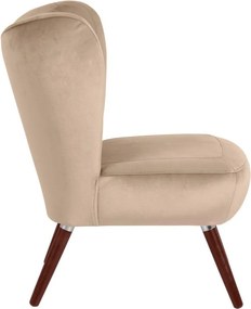 Fotoliu Max Winzer Sari Velvet, bej