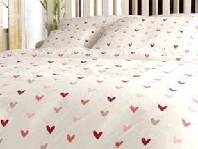 Lenjerie de pat din microfibra SOFHEARTS crem Dimensiune lenjerie de pat: 70 x 90 cm | 140 x 220 cm