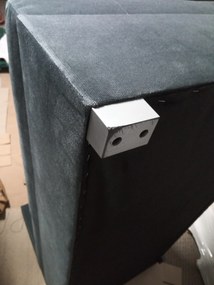 Reducere Canapea Coltar Extensibila ZENA, Gri Inchis, Reversibila Calitate II