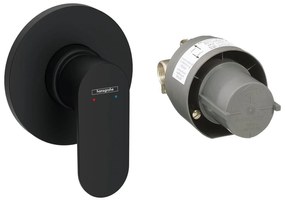 Hansgrohe Rebris S baterie de duș ascuns negru 72648670