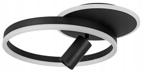 Plafonieră LED/38W/230V + 1xGU10/30W neagră