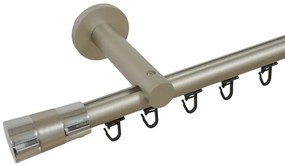 Galerie SIMPLA PRINDERE PERETE TEAVA PROFIL 19 MM -VALEO- CROM MAT (Alege marime: 280 cm)