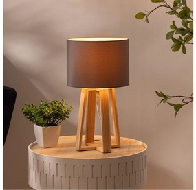 Lampă de masă Atmosphera MOLU 1xE27/25W/230V pin/gri