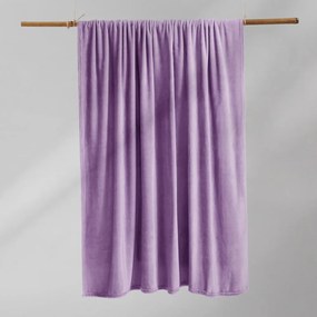 Pătură din microfibră DecoKing Mic, 160 x 210 cm, violet