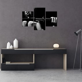 Tablou - Femeie cu o sabie (90x60 cm)