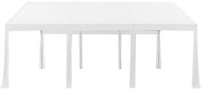 Jusky Cort petrecere Gala 4 x 6 m - alb