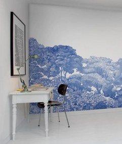 Tapet Bellewood, Porcelain Toile, Rebel Walls