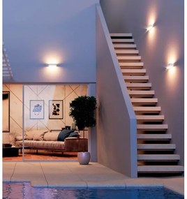 Redo 90095 - Aplică de perete pentru exterior PLANIT, LED 10W, 230V, 3000K, IP54, alb