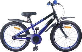 vidaXL Bicicletă pentru Copii 20 Inci pentru 6-11 ani Albastru Negru