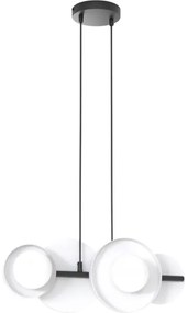 Lustră suspendată pe cablu MODEL 4xG9/8W/230V, albă