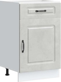 vidaXL Dulap de bază de bucătărie „Kalmar” Lemn prelucrat gri beton