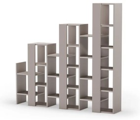 Etajeră gri/bej 158x151 cm Anissa – Marckeric