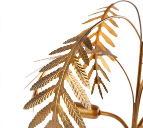 Lampă de masă Art Deco aurie cu 3 lumini - Botanica