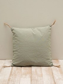 Perna decorativa, din bumbac si iuta naturala, Jut 45x45cm