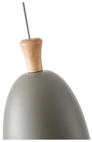 Lustră pe cablu 1xE27/15W/230V gri pr. 23 cm