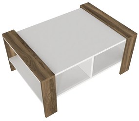Masă de cafea Erica White Walnut