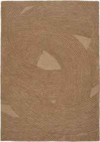 Covor în culoare naturală închisă țesut manual din lână 200x300 cm Pune – House Nordic