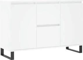 vidaXL Servantă, alb, 101,5x35x70 cm, lemn prelucrat