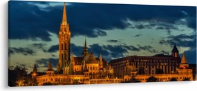 Tablou cu construcție iluminată (120x50 cm)