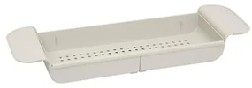 Raft cada Esybath, plastic, extensibil, bej, 55 x D. 17 x H. 7.2 cm