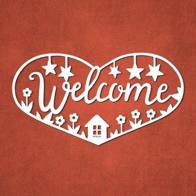 DUBLEZ | Decorațiune ieftină pentru perete - Welcome